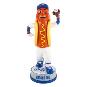 MLB Dodgers 12" Mascot Figurine Hand Painted Dodger Dog LA Baseball LAST ONE!!!